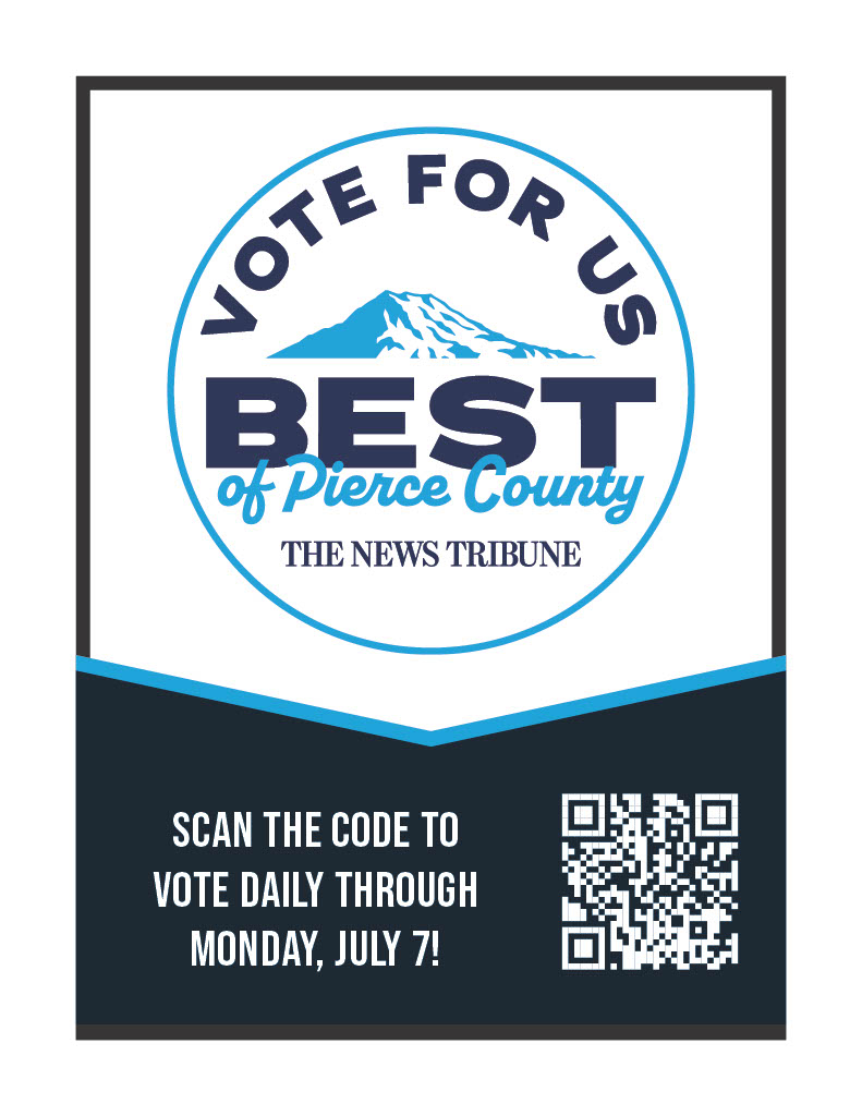 Flyer de votación Best of Pierce County 2025