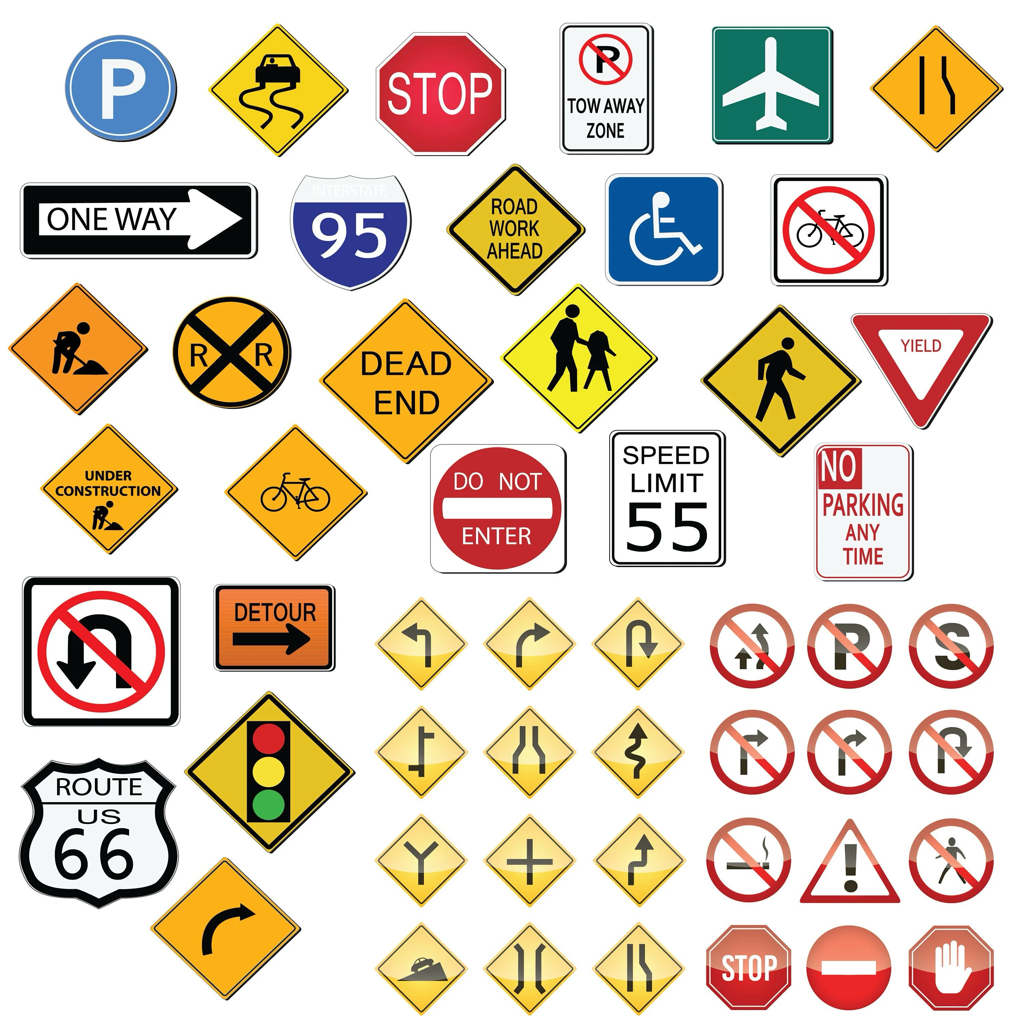 Washington State Traffic Signs-Study Guide